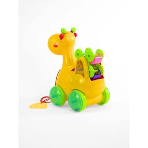 UATOYS Giraffe Walking Aid & Ferris <b>Wheel</b> Fun <b>Plastic</b> Pull Along Toy with Musical Feature Set Packaging - Product Image 1