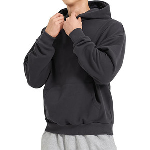 Venta al por mayor Plain Mens Streetwear Sudaderas con capucha Logotipo personalizado Peso pesado Algodón Oversized Mens Drop Should HOODIE - Product Image 2