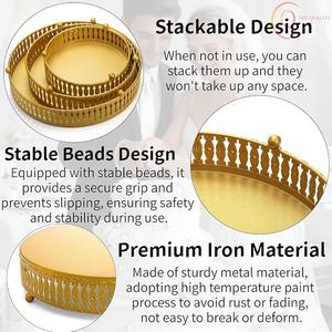 Moderno Soporte para Tartas de Metal de Diseño con Construcción Duradera, Perfecto para Tartas de Cumpleaños, Mostradores de Panadería y Mesas de Celebración - Product Image 3