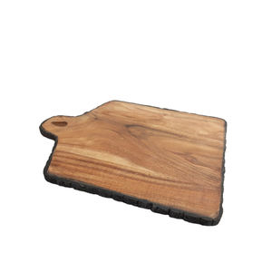 Bloc à découper en bois naturel et bambou fait à la main de style classique pour une utilisation en cuisine-pour couper les fruits et légumes - Product Image 6
