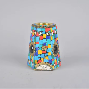 Luxury Mother Of Pearl Inlay Bakhoor Burner Geometric Hexagon Resin Handicraft Arabic Mabkhara For Oud <b>Incense</b> Home Decor Gift - Product Image 1