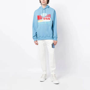 Prix de gros – Nouvelle arrivée : Sweat à capuche uni 100 % coton de haute qualité pour homme, coupe classique, écologique et respirant - Product Image 5