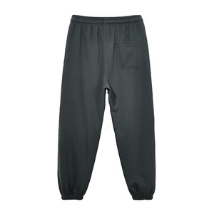 Pantalones de chándal 360g de algodón 100% ligeros para hombre estilo callejero europeo y americano para Otoño e Invierno - Product Image 5