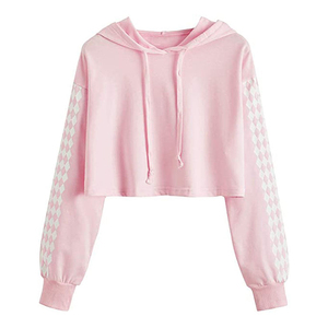 Sweat à capuche surdimensionné avec logo imprimé bouffant brodé sur mesure pour femmes - Product Image 4