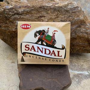 Conos de Incienso de Sándalo Sólido HEM, Hechos a Mano con Más del 80% de Ingredientes Activos para Meditación, Pooja y Ambientación del Hogar/Oficina - Product Image 6