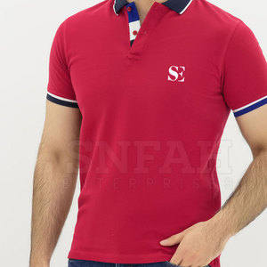 Camisas de Manga Corta para Hombre, de Algodón y Fibra de Bambú, Colores Personalizados para el Cuello, Talla Personalizada, Tela de Lona Transpirable, para Golf - Product Image 6