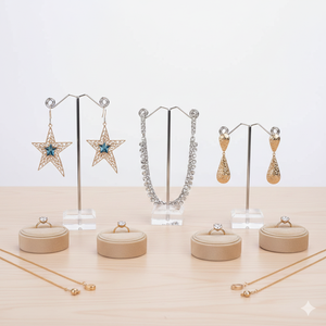 Expositor de Acrílico Personalizado para Pendientes, Organizador de Joyería Transparente de Gran Capacidad para Guardar Pendientes - Product Image 1