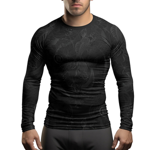 Rashguard de Jiu Jitsu Brasileño Personalizado al por Mayor para Hombre, Productos de Moda, Rashguard Ajustado para MMA OEM - Product Image 3