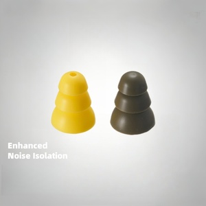 Universal Simple Construction Silicone Plus Eargasm Tapones para los oídos Cómodos para oídos sensibles - Product Image 5