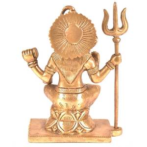 Esculturas de Shiva de latón multicolor decorativas hechas a mano, estatuilla, estatua, piezas llamativas, artículos de regalo de decoración, 2017 - Product Image 4