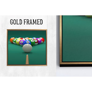 Tableau imprimé sur toile élégant : Décoration de bureau moderne pour espaces sophistiqués, 1P Goldframedcanvas - Product Image 1