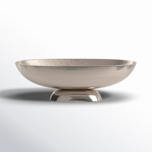 Plato para servir galletas de nueces de estilo americano, cuenco antiguo decorativo con Base, accesorios de decoración del hogar, cuenco metálico, decoración de la habitación - Product Image 5