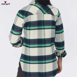 เสื้อเชิ้ตผ้าสักหลาดสำหรับผู้หญิงผ้าโพลีเอสเตอร์ผ้าฝ้ายแห้งเร็วออกแบบได้ตามต้องการ - Product Image 5