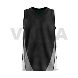 Maillots de basket-ball personnalisés en gros pour adultes – Confortables, légers, respirants, séchage rapide, antibactériens, 100 % polyester - Product Image 5