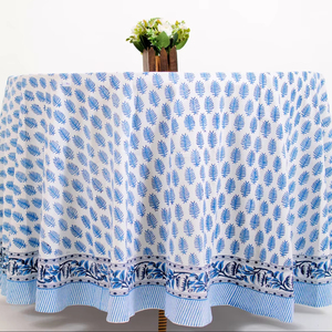 Indian Block Print Cotton Tablecloth Floral <b>Table</b> <b>Cloth</b> for Dinning <b>Table</b> Beautiful Printed Dinner <b>Table</b> Decor Factory Price - Product Image 1