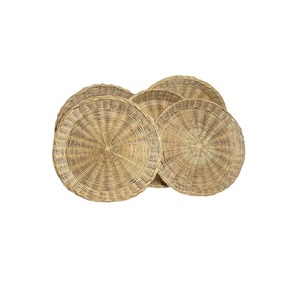 Plat de service en rotin festif de qualité supérieure, artisanat, cadeau de Noël, parfait pour la décoration intérieure moderne - Product Image 3