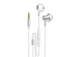 Caisson de basses intra-auriculaire de type C entièrement en métal de qualité Android, appel de contrôle intelligent en ligne avec casque, écouteurs, casque filaire