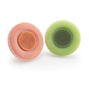 ISSILI Cross-border Removable Silicone <b>Round</b> Face Washing <b>Brush</b> with Manual Exfoliating Blackhead Suction Cup - Product Image 4