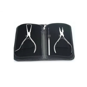 Kit de Herramientas Profesionales de Acero Inoxidable Plateado para Extensiones de Cabello, Uso Comercial, Duradero, con Logotipo Personalizado - Product Image 2