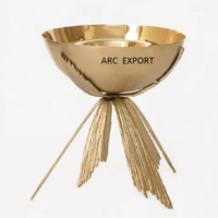 Nuevo diseño fantástico quemador de incienso de Color plateado y dorado Material brillante decoración grande quemador Bakhoor en precio asequible