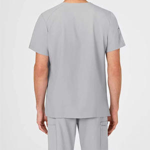 Tenues d'hôpital respirantes de haute qualité unisexes, modèle OEM, uniformes infirmiers, ensembles de blouses en gros pour hommes et femmes - Product Image 4