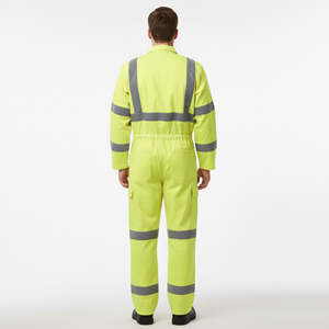 Wholesale Custom Hi-Vis Winter Safety <b>Reflective</b> Roadway men's coverall ANSI Class 2 with <b>reflective</b> <b>tapes</b> men's overall - Product Image 3