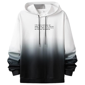 Sudadera de manga larga de moda para hombre Sudadera con capucha impresa en 3D con bordado hecho de poliéster/algodón para primavera - Product Image 3