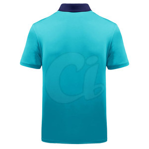 Camisetas de Manga Corta para Hombre, Tejidas en Algodón/Poliéster Transpirable, MOQ Bajo, Logotipo Personalizado Impreso, Nueva Llegada - Product Image 2