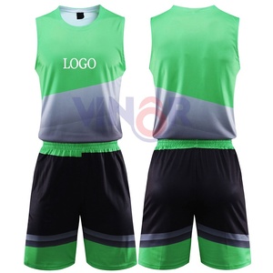 Dernière conception confortable couleur unie légère équipe porter uniforme de basket-ball Logo personnalisé et taille uniforme de basket-ball 2025 - Product Image 4