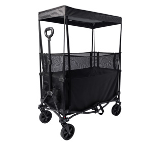Big Capacity Outdoor Shopping Garten wagen Salon Zubehör Baldachin Camping Handwagen mit Reiß verschluss - Product Image 1