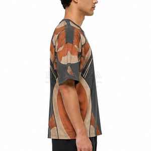 Camiseta Ligera Extra Grande para Hombre, 100% Algodón, Ropa Urbana Informal, Corte Regular, Secado Rápido, Transpirable, Moda Diaria, Venta al Por Mayor - Product Image 5