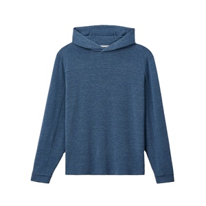 Sweat à capuche de performance extérieur 100 % coton, double tricot, personnalisé, léger, antibactérien, respirant, écologique et surdimensionné - Product Image 1