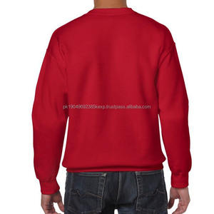 Alta calidad cuello redondo 100% algodón Logo personalizado cuello redondo pulóver sudaderas al por mayor hombres cuello redondo sudadera - Product Image 3