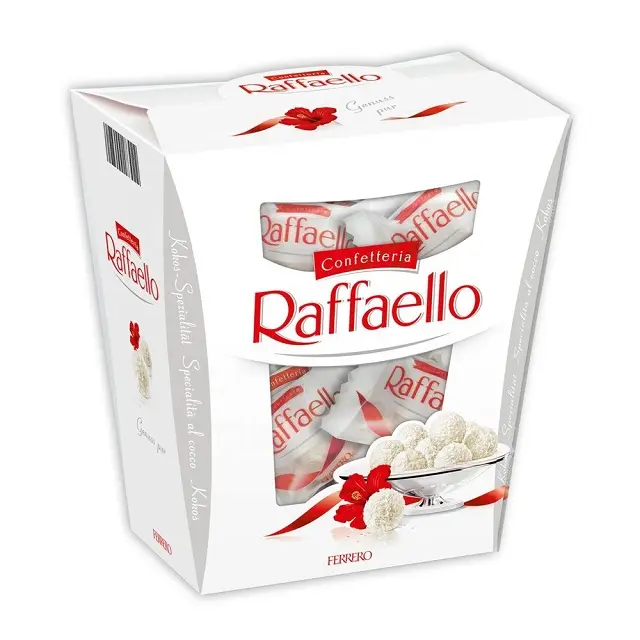 Proveedor de fábrica Ferrero Raffaello Chocolate Venta en línea a granel RAFFAELLO CHOCOLATE PARA EXPORTACIÓN Ferrero Raffaello 150g 230