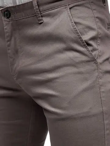 Custom High Quality Men's Casual Black Grey Patchwork Stonewashed Summer Autumn <b>Denim</b> Jeans <b>Trousers</b> - Product Image 3