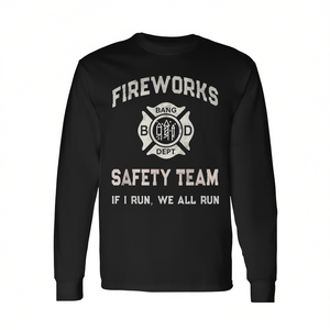 Camiseta de Manga Larga para Personal del Equipo de Seguridad de Fuegos Artificiales, Producto Promocional para Pirotécnicos - Product Image 2