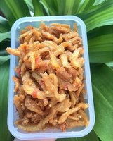 Alevín Frito Crujiente, Snack de Mariscos al por Mayor para Tiendas de Conveniencia y Mini Mercados