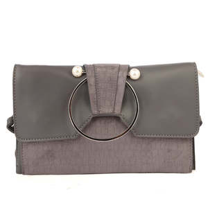Bolso de mano para mujer - Gris - Product Image 3