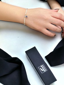 DAFNI BIG PAZAR Bohemian <b>Beaded</b> <b>Bracelet</b> with Natural Stone Precious Metal Alloy Micro Insert Unisex Gift Istanbul 11111 Purity - Product Image 5