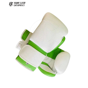 Gants de boxe de combat Muay Thai de 14OZ personnalisés d'entraînement en cuir PU de haute qualité - Product Image 6