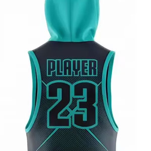 Maillots de football 7v7 personnalisés à manches courtes, grande taille, sublimation haute qualité, logo frontal à capuche, unisexe - Vente chaude - Product Image 6