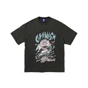 T-shirt tricoté surdimensionné imprimé en méthode numérique en polyester/coton - Product Image 6