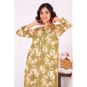 Traje de dos piezas sin costuras de muselina estampada floral de alta calidad con cremallera y borlas, talla grande, formal para eventos diurnos XS-6XL - Product Image 4