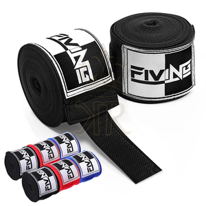Premium Quality Cotton Wrist Band Comfortable Fight Training <b>Boxing</b> Bandage Wraps with Custom Logo - Product Image 1