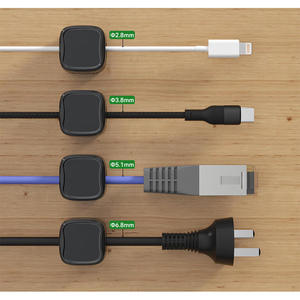 Organizador de Cables Desmontable de Plástico para Escritorio, Sistema de Gestión de Cables que Ahorra Espacio en la Oficina con Organizador y Gestión de Cables - Product Image 4