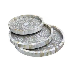 Organisateur de cuisine Vaisselle Plateaux de service en bois et nacre Plateaux de service en bois au prix le plus bas - Product Image 2