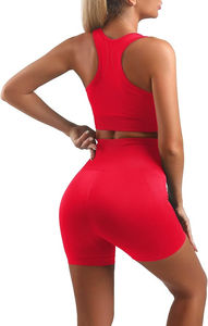 Conjuntos de Yoga de 2 Piezas para Mujer Talla Grande con Sujetador Deportivo y Leggings de Cintura Alta - Cintura Elástica con la Mejor Calidad a Bajo Precio - Product Image 2