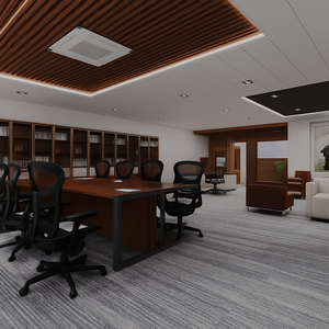 Paneles de Pared de PVC Ignífugos e Impermeables de Primera Calidad con Diseño Moderno para Comodidad Acústica en Espacios de Trabajo, Interiores de Hogares y Supermercados - Product Image 1