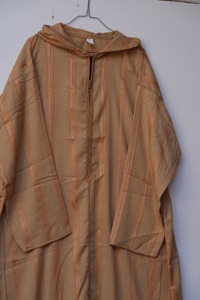 Djellaba marocaine rayée à capuche pour homme, robe islamique décontractée à manches longues pour l'hiver et l'automne, Thobe Eid Jubba, plusieurs couleurs - Product Image 6