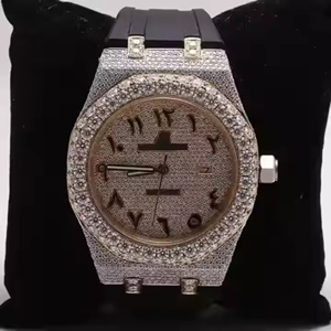 41 MM Lujo Personalizar Automático Mecánico Acero Inoxidable Hip Hop Lab Grown Diamond Iced Out Reloj para Hombres - Product Image 3